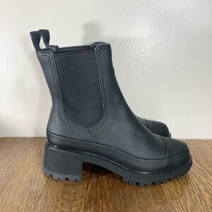 New Timberland Kori Park Lug Sole Chelsea Boot Women’s Size 6.5 Black
